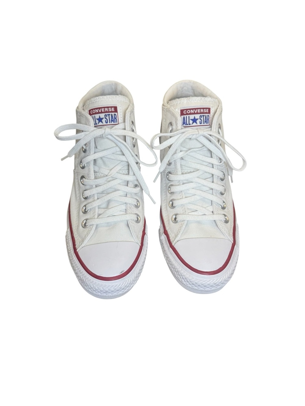 Converse Chuck Taylor All Star High Top White Canvas Sneakers Women’s 7